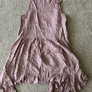 Free People Pink Sleeveless Blouse